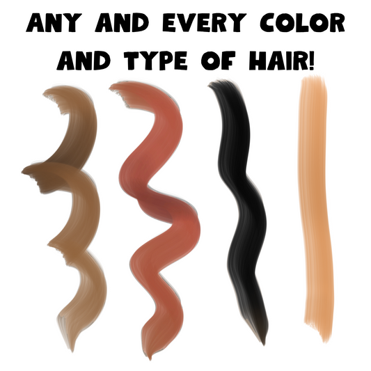 25 Hair and Fur Brushes for Procreate