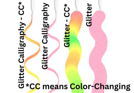 18 Glitter brushes for Procreate