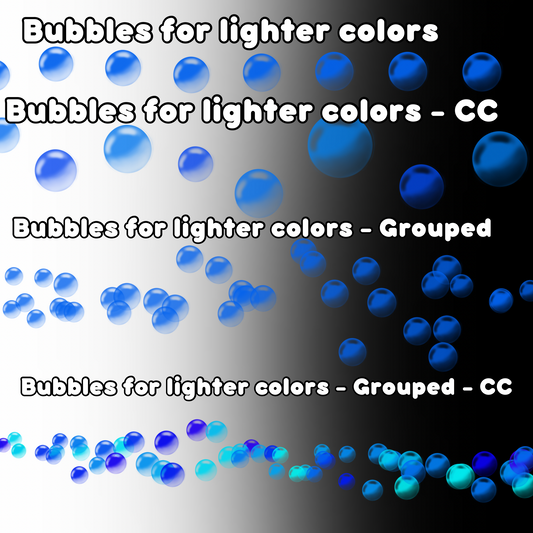 16 Bubbly brushes for Procreate