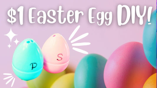Dollar Store Easter Egg Hack! $1 DIY Easter Egg Salt and Pepper Shakers! Super Easy!