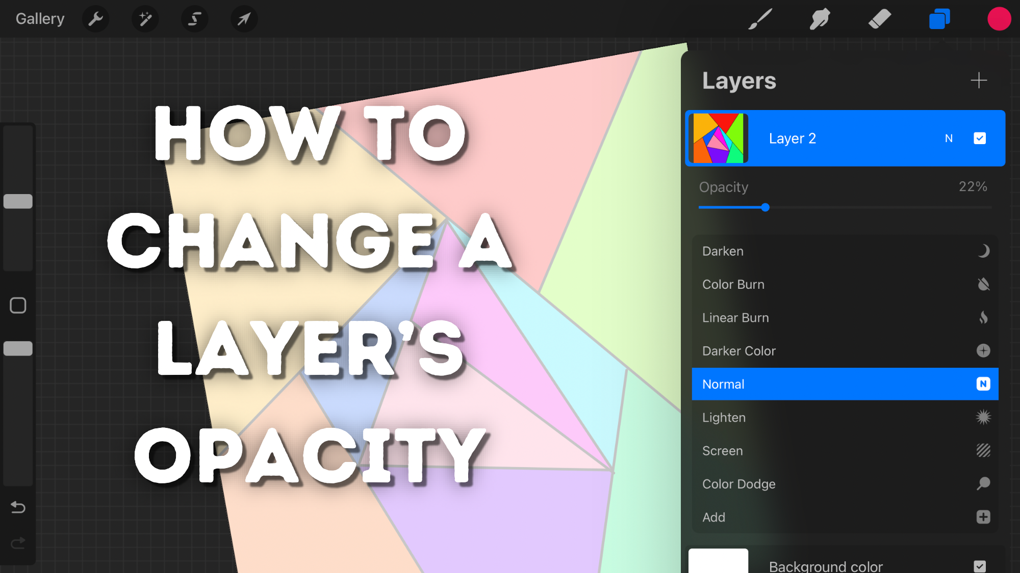 How to Lower The Opacity of a Layer in Procreate – The Creativity City