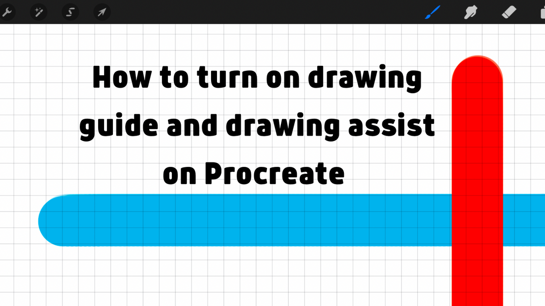 How to turn on drawing assist and drawing guide on Procreate – The ...