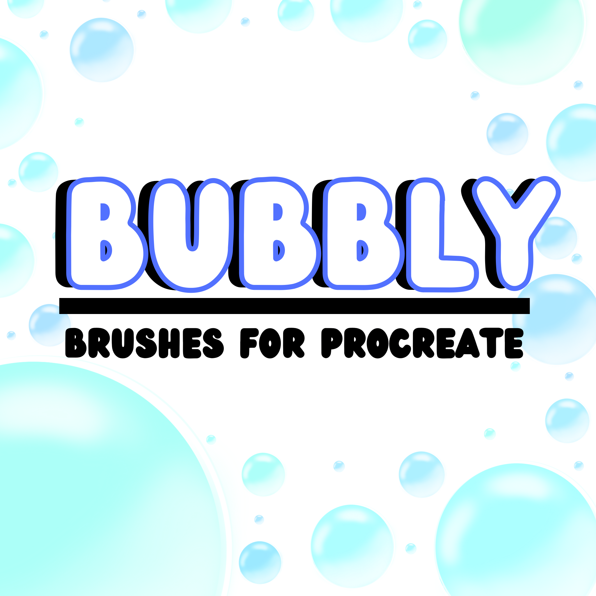 16 Bubbly Brushes for Procreate The Creativity City
