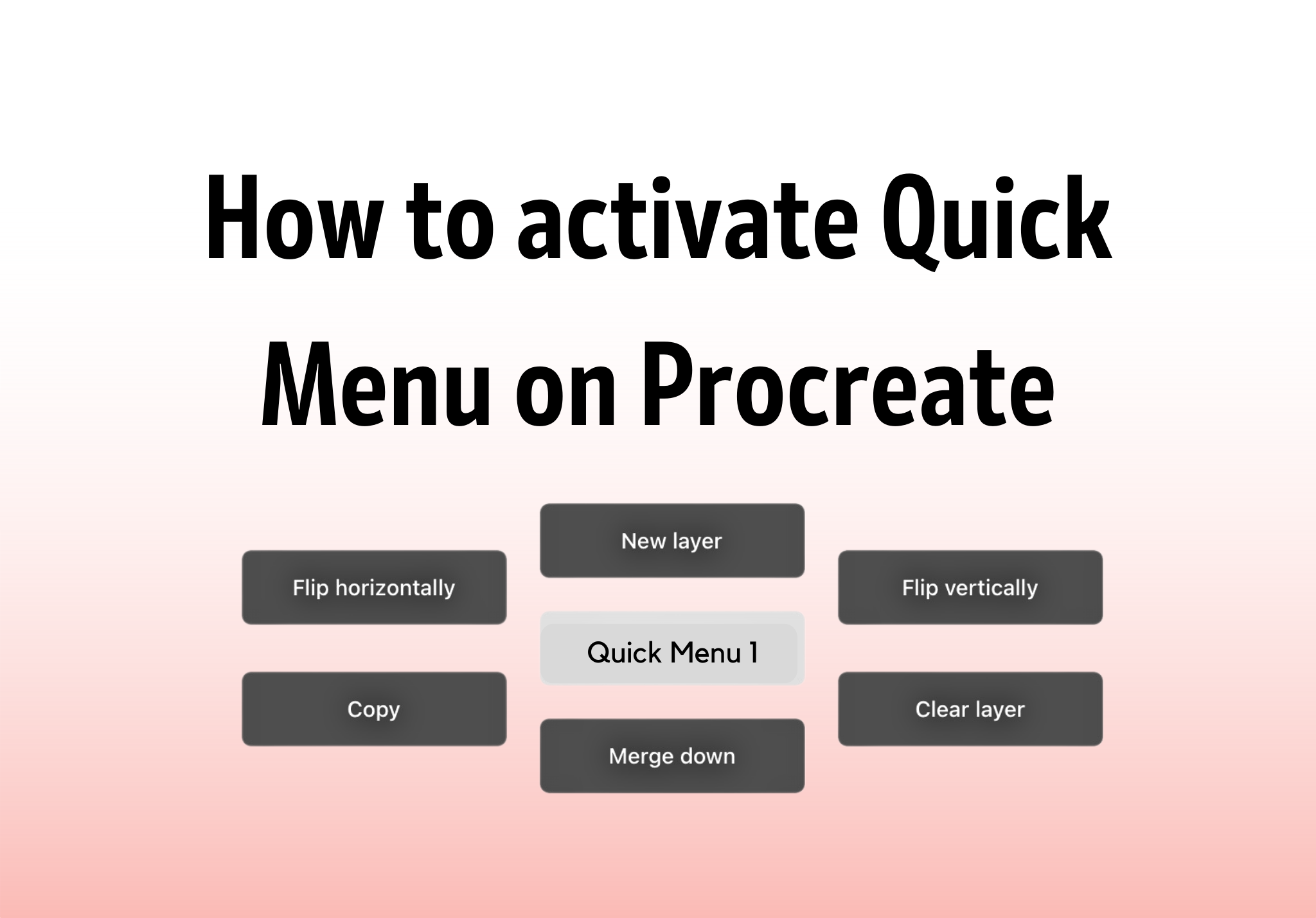 How to invoke quick menu - Procreate’s quick menu – The Creativity City