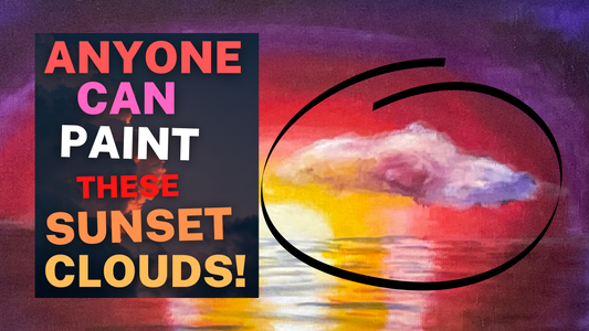 How To Paint A Sunset With Clouds! (With Acrylic)