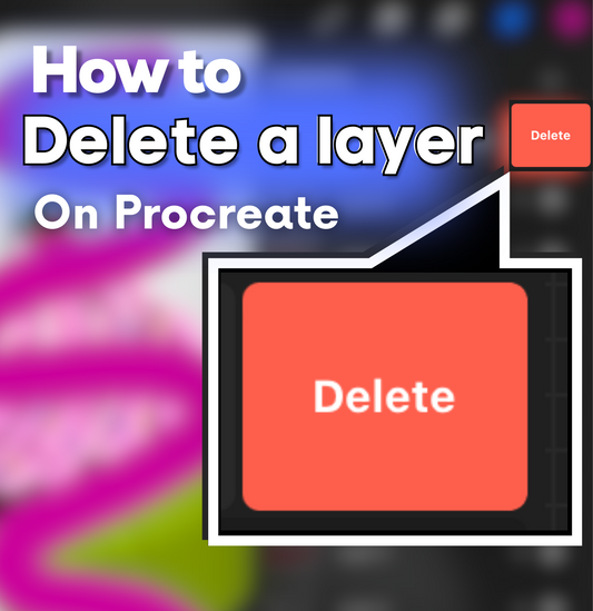 How to delete layers in Procreate - Delete multiple layers quickly!