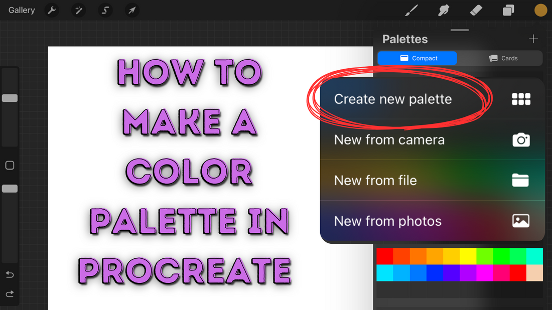 How to Make a Color Palette in Procreate