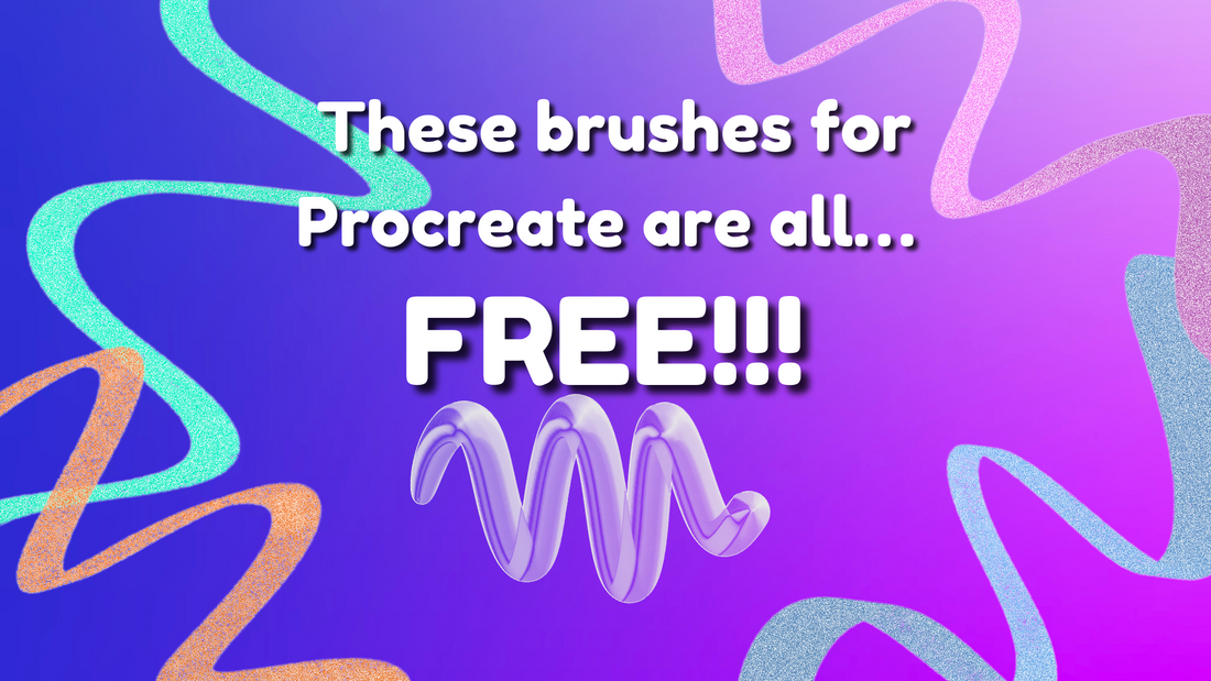 These brushes for Procreate are FREE!!!