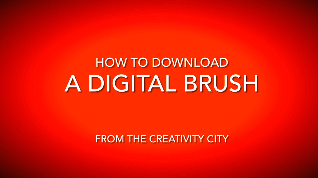 How to Download a Digital Brush for Procreate from The Creativity City