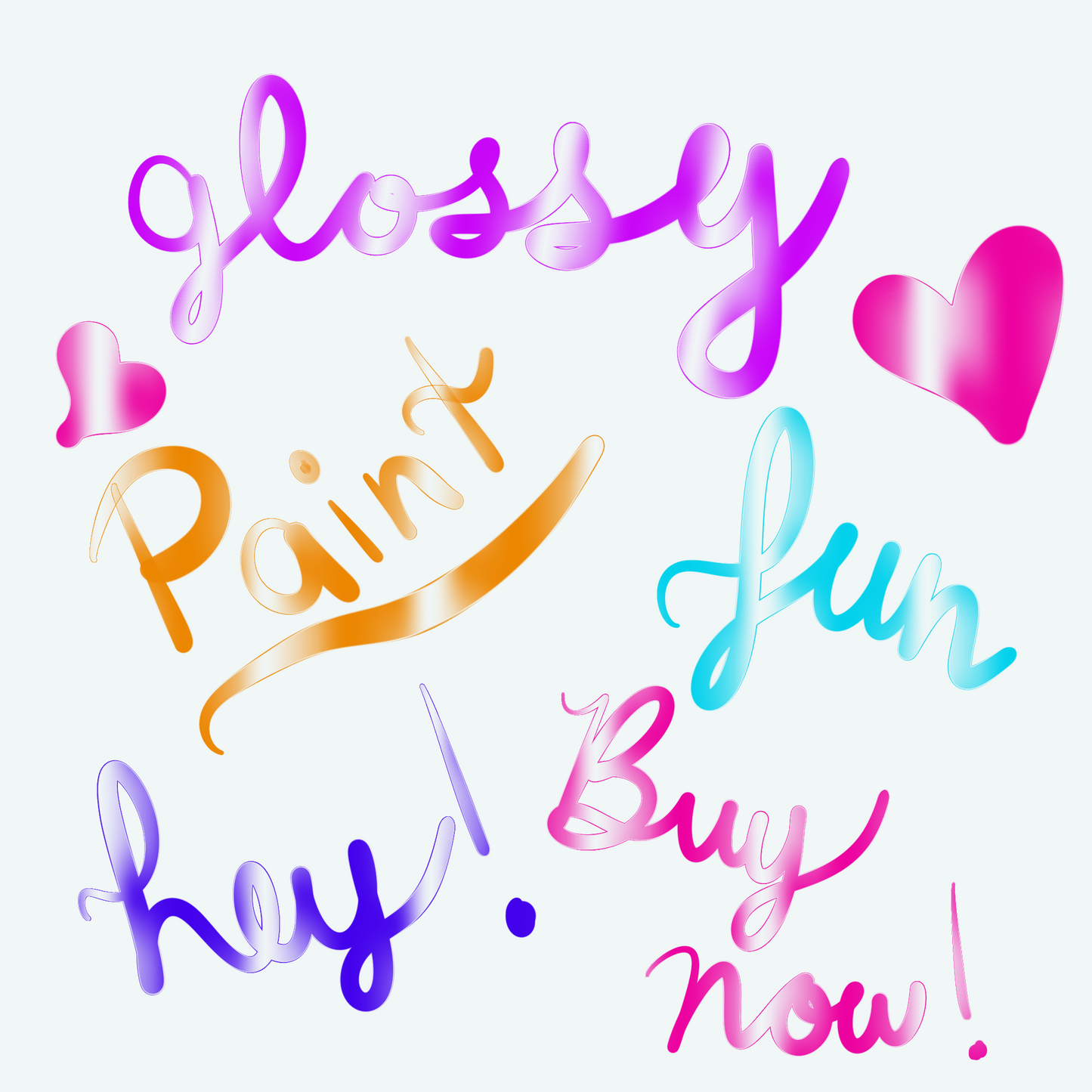 Glossy Brush for Procreate - great for calligraphy and lettering!