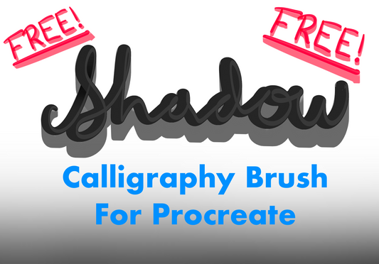 Shadow Calligraphy Brush For Procreate