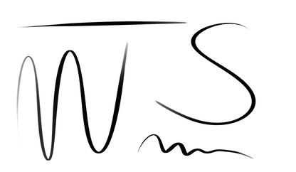 Simple calligraphy brush for Procreate